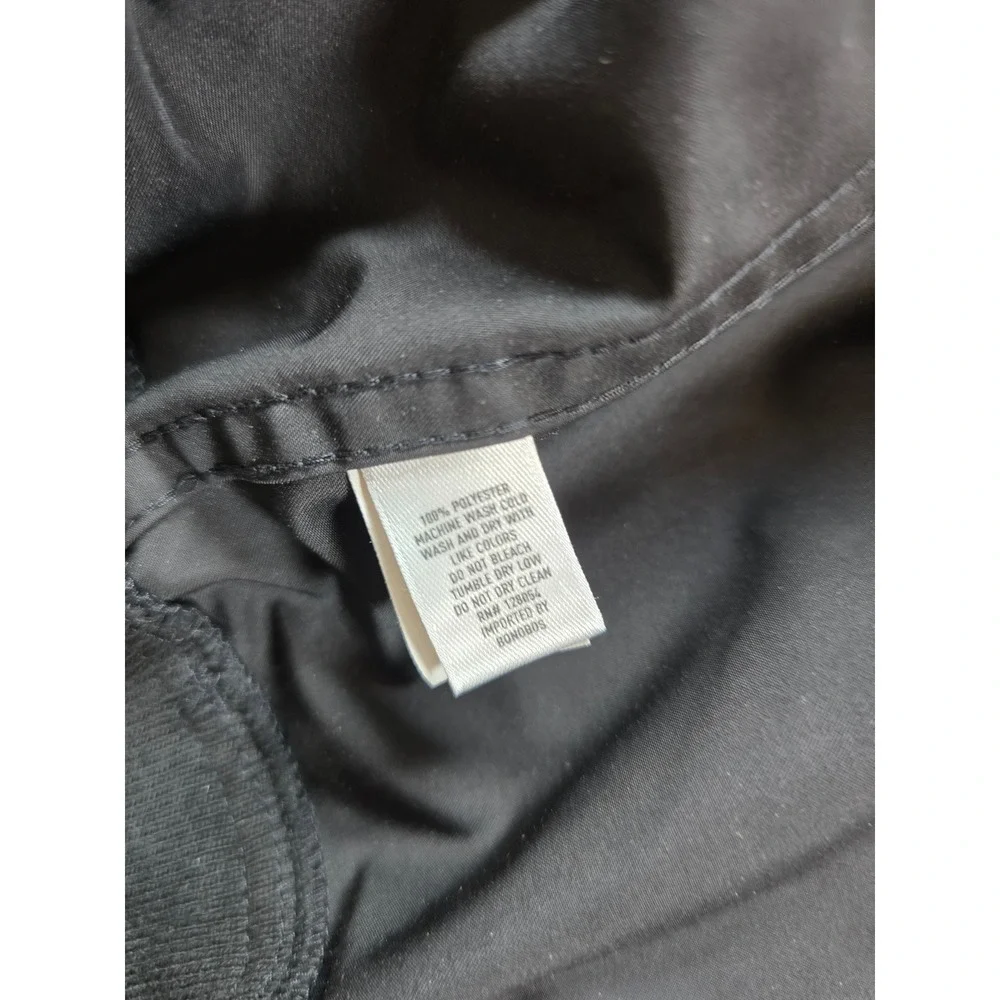 Bonobos Satin Bomber Jacket Mens 2XL Black Standard Fit Full Zip